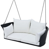 The All-Weather Woven Two-Person Hanging Swing Chair