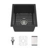 Quartz Composite Undermount Single Bowl Kitchen Sink