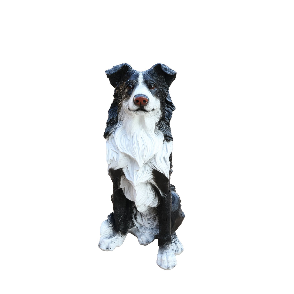 Outdoor Garden Border Collie Dog Statue Greeter