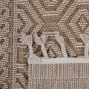 Guros - 6' X 9' Geometric Indoor / Outdoor Area Rug - Mocha