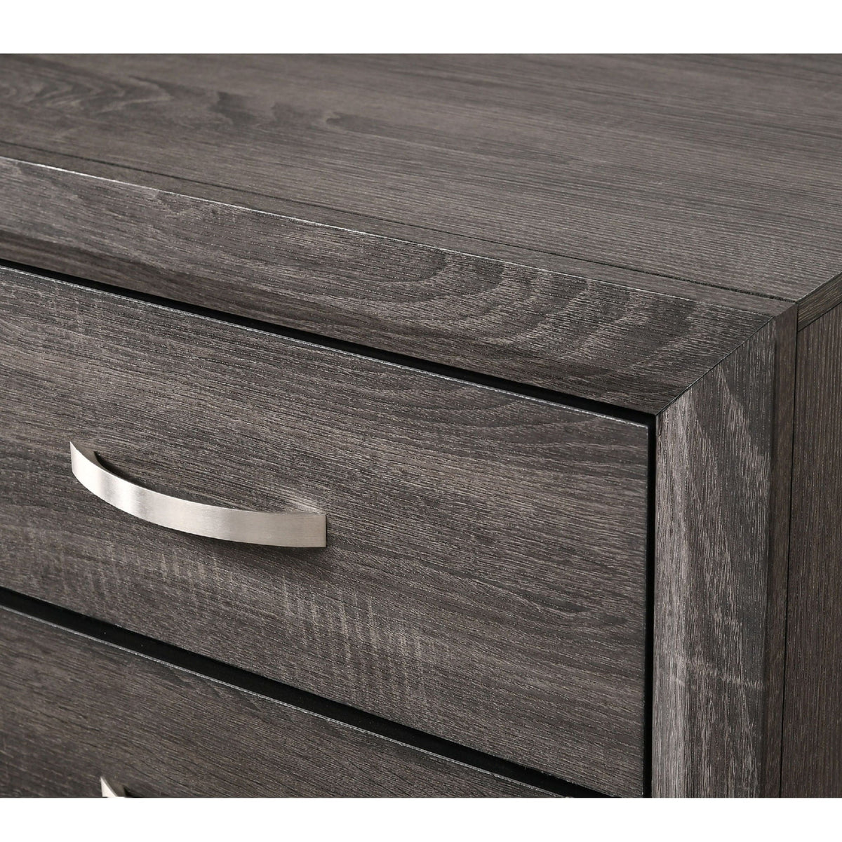 Contemporary 6 Drawer Dresser With Handles