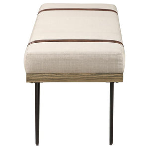 Karis - Upholstered Accent Bench - Beige