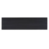 4-Door Large Storage Sideboard Buffet Cabinet with Glass Doors (Black)