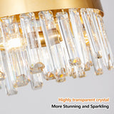 23.6 Inches Luxury Chandeliers Crystal Living Room Bedroom Decorative Lights