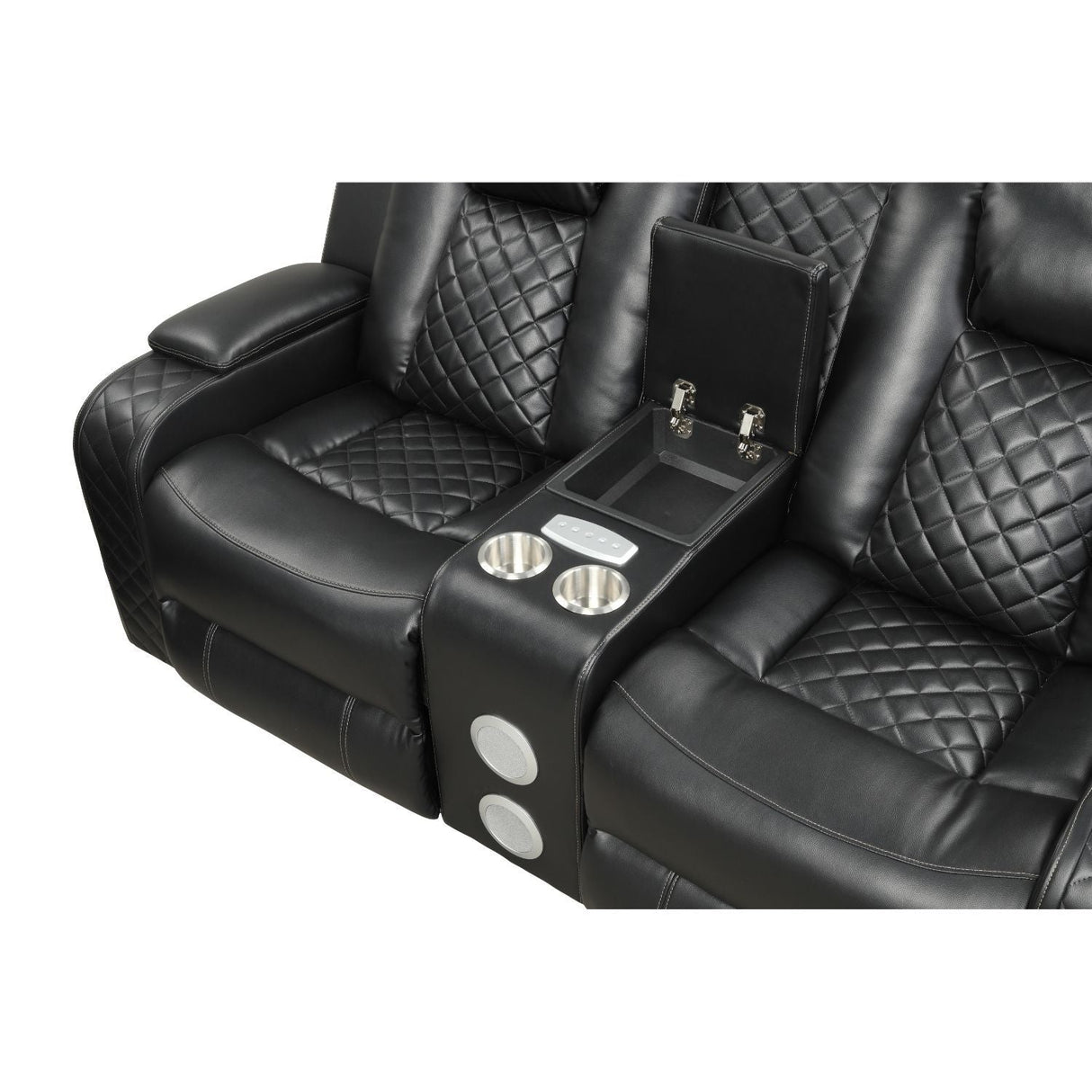 Benz - Power Reclining Loveseat With LED Lighting And Built In USB