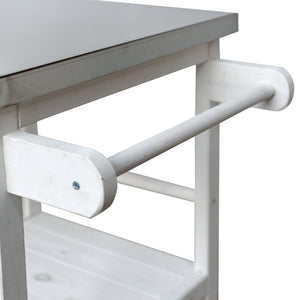 Outdoor Kitchen Island Fir Wood Prep Station