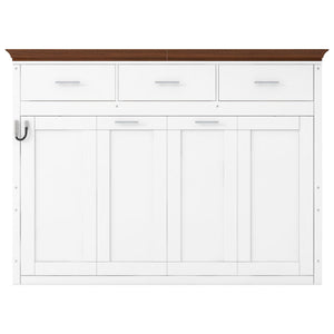 Twin Size Murphy Bed With 3 Drawers - White