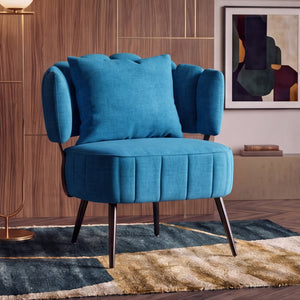Decorative Armchair With Spring Seat Cushion