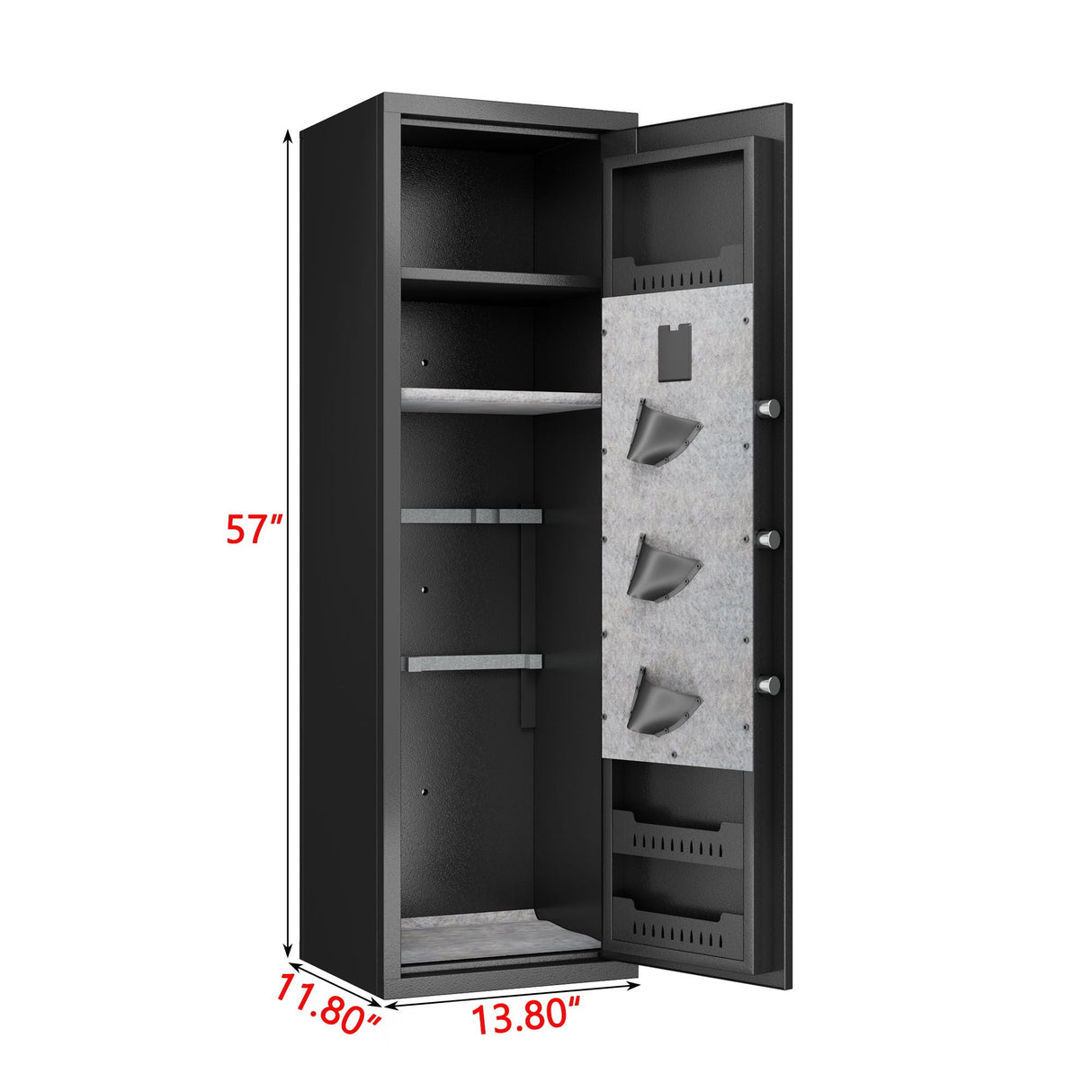 Gun Safe with Fingerprint Access for Rifles and Pistols