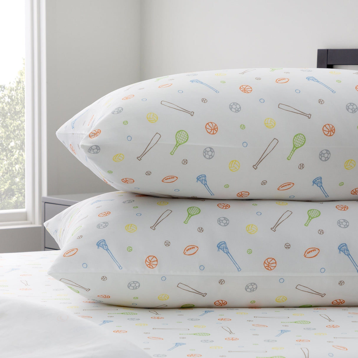 Linenspa Microfiber Twin Bed Sheet SetSport Pattern