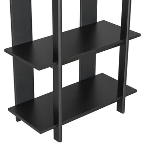 4-Tier Wooden Open Bookcase