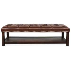 Bedroom End Of Bed Bench Tufted Upholstered End Of Bed Bench End Of Bed Entrance Shoe Bench With Nailhead Trim And Shelf Bedroom Upholstered Bench Living Room Shoe Rack Footstool