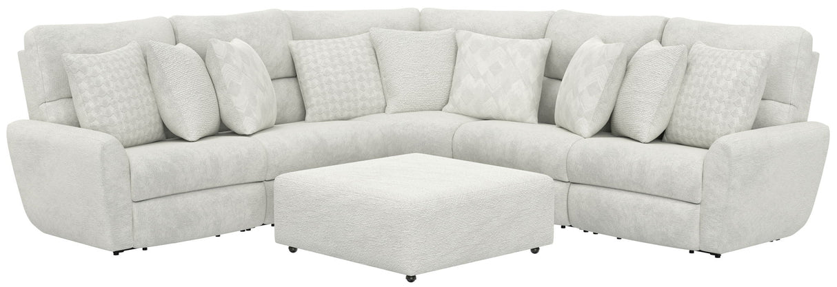 Majesty - Deep Seating Power Reclining Sectional And Ottoman