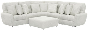 Majesty - Deep Seating Power Reclining Sectional And Ottoman
