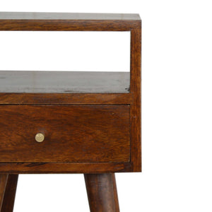 Solid Wood Mini Nightstand
