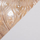 Gloria Round 20" Contemporary Glass Accent Lamp - Set of 2