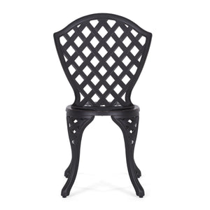 Bono Metal Bistro Set - Black
