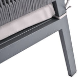 K&K 4-Piece Rope Patio Furniture Set