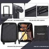 20" Carry-On Lightweight Hardside Luggage with Spinner Wheels