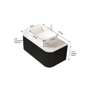 DINA 36" Bathroom Vanity with Sink