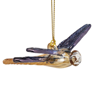 Egyptian Glass Dragon Fly - Blue Wings