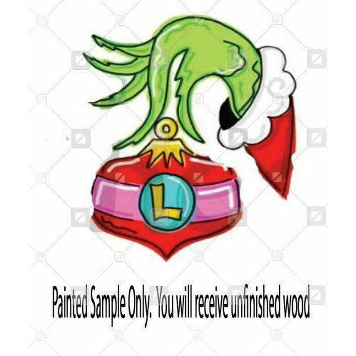 Grinch Hand Door Hanger