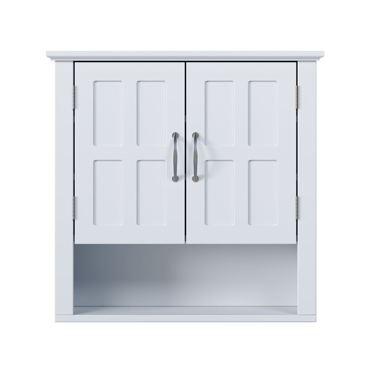 Multi Functional Wall Mounted Cabinet With Adjustable Shelves For Bathroom