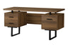 Computer Desk For Home Office, Laptop, Left, Right Set-Up, Storage Drawers, Contemporary & Modern