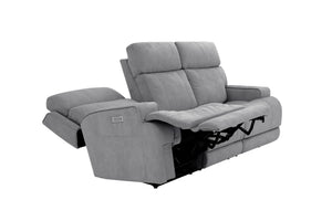 Ashbee - Power Sofa With Power Recline, Power Headrest, Zero Gravity And 3" Footrest Extension