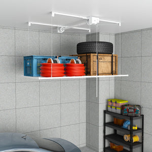 Overhead Garage Storage Rack 3x6 FT for High Ceilings