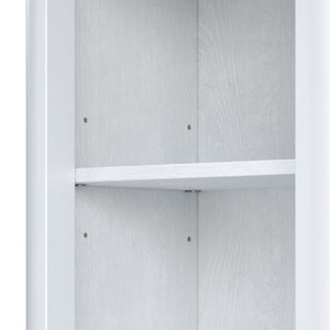 Tall Bathroom Storage Cabinet With Adjustable Shelves And 1 Drawer & Door