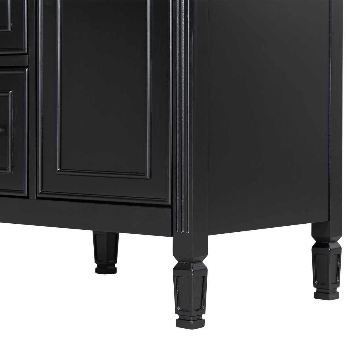 24-Inch Bathroom Vanity with Sink and Solid Wood Cabinet