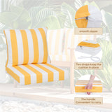24x24 Inch Outdoor Deep Seat Cushion Set