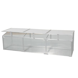 Polycarbonate Greenhouse For Outdoors In Winter - Silver