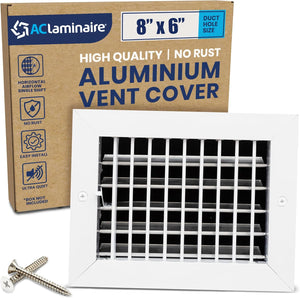 AC Register Vent Cover 8X6 Inch