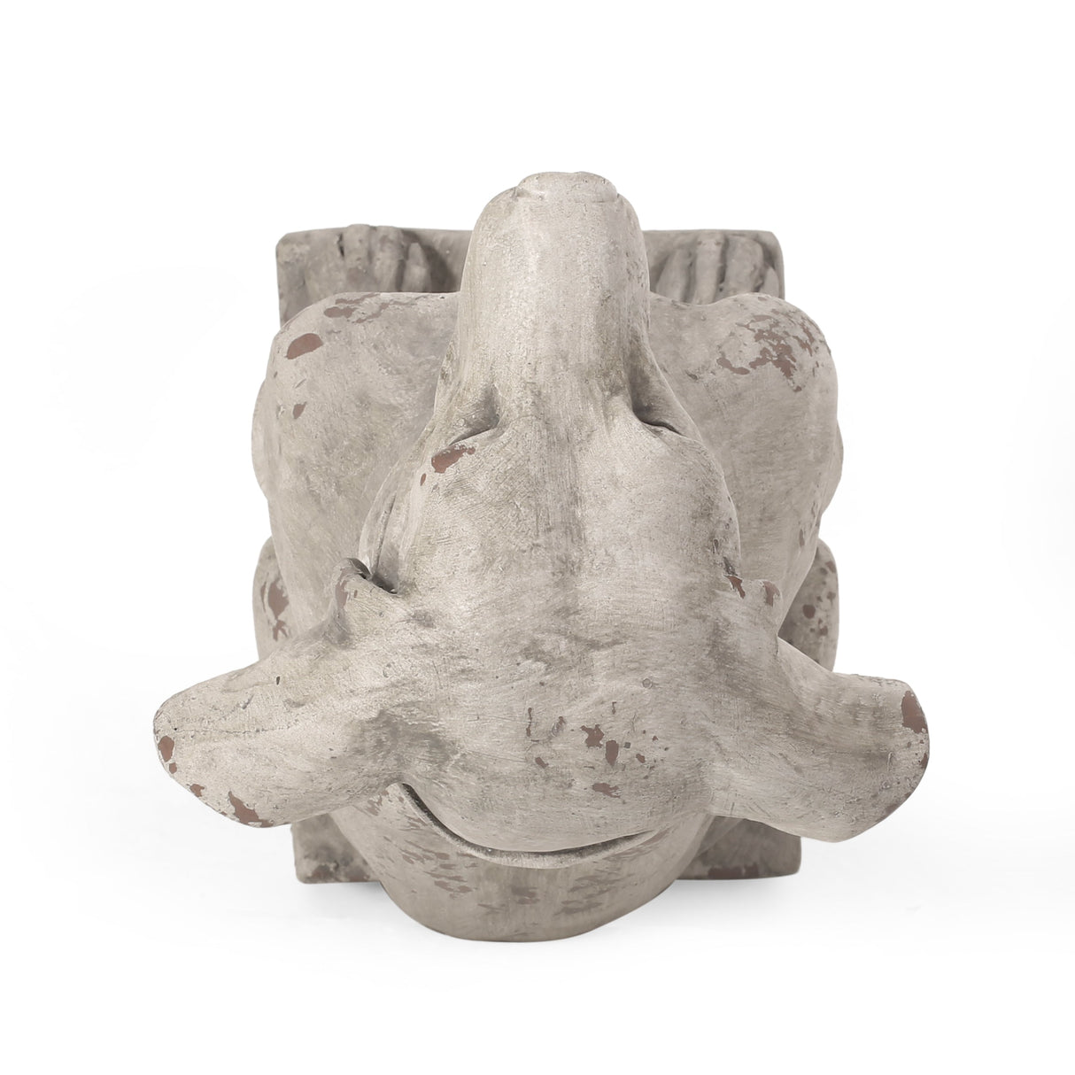 MGO Outdoor Dog Statue, Antique White