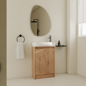 23" Freestanding Bathroom Vanity with Sink, Soft Close Doors