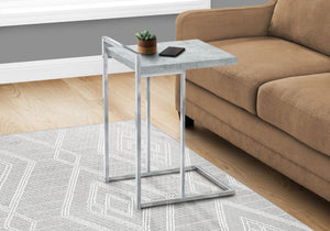 Accent Table, C-Shaped, Contemporary & Modern