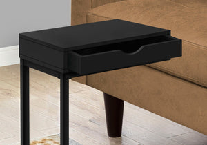 Accent Table, C-Shaped Contemporary Elegant Design