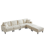 The Beverly Corduroy U-Shaped Sectional Sofa