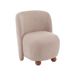 Modern Low Back Accent Upholstered Armless Living Room Chairs