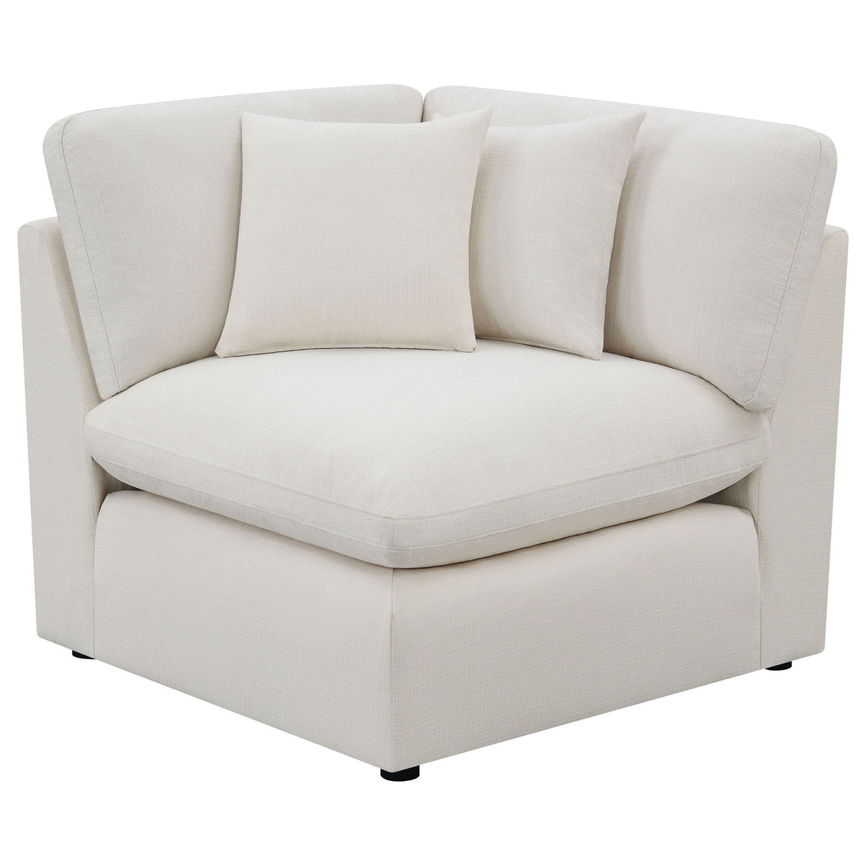 Greeley - 6 Piece Upholstered Modular Sectional Sofa - Ivory