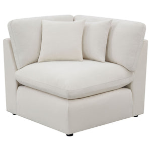 Greeley - 6 Piece Upholstered Modular Sectional Sofa - Ivory