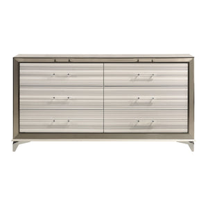 Star - 5 Pieces Bedroom Set Modern Design With LED