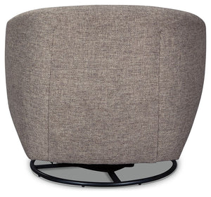 Upshur - Swivel Glider Accent Chair - Taupe
