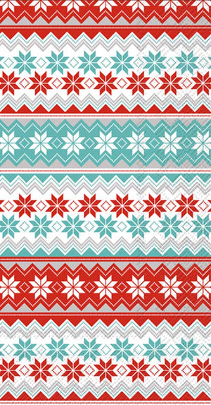 Reindeer Stripe - Guest Towel