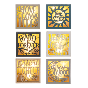 Laser Cut Light Up Blocks -