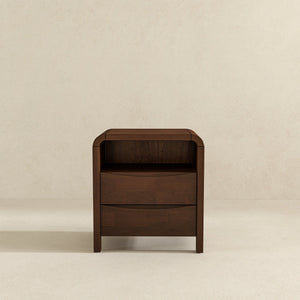 Lionel - Nightstand 2 Drawer - Brown