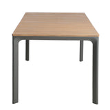 Westcott dining table with wood top