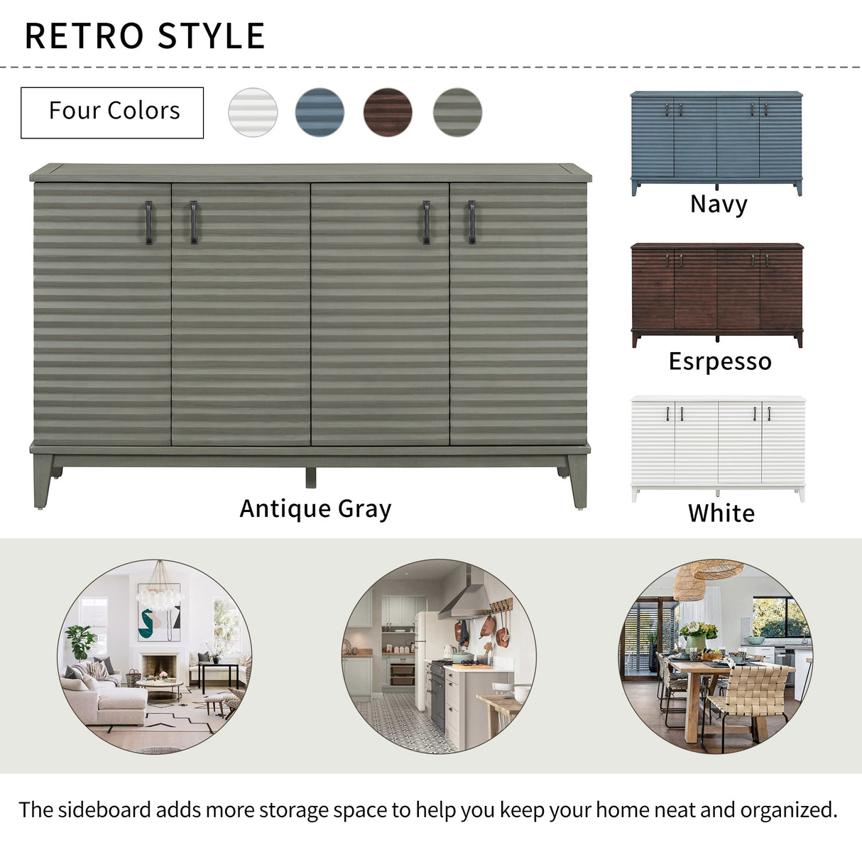 Large Storage Buffet